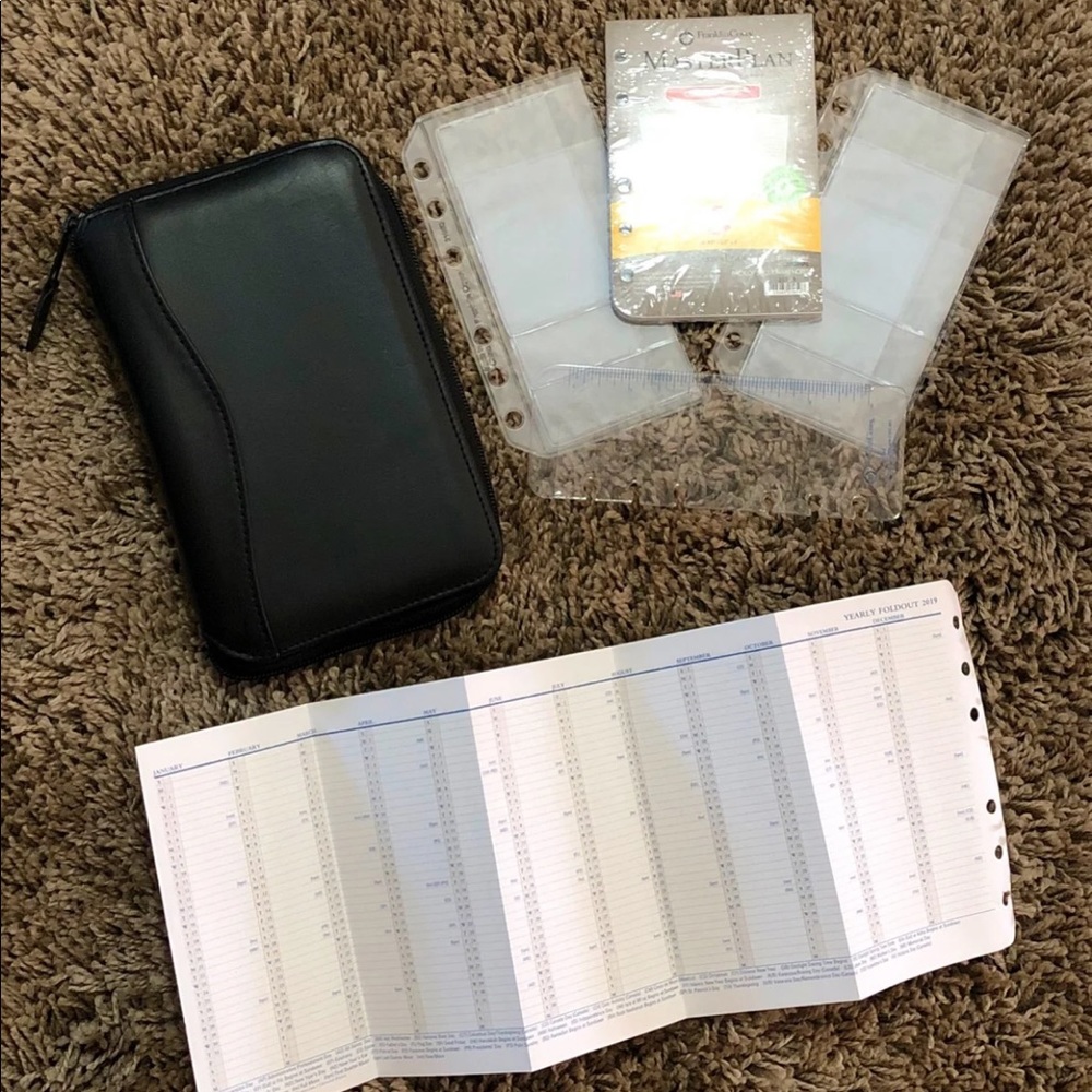 Franklin Covey pocket size binder planner and more